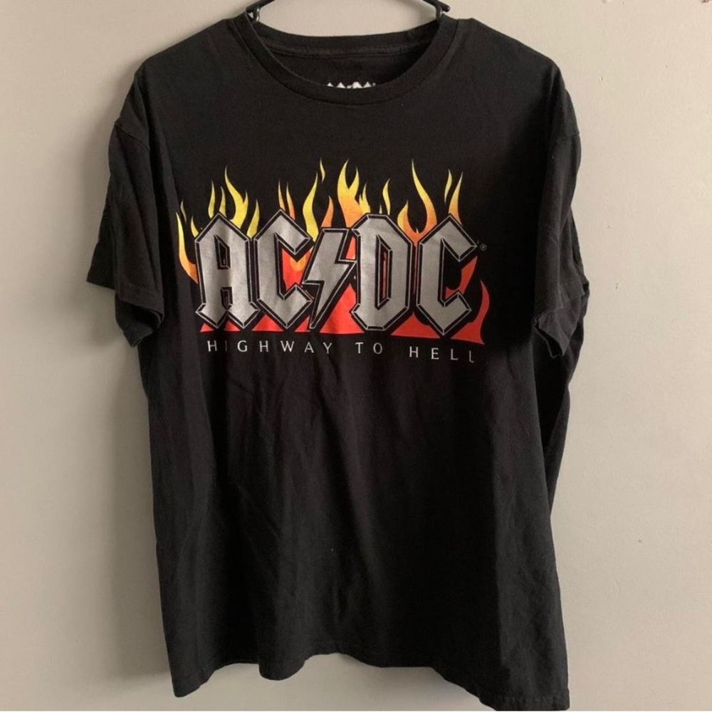 ACDC Band Short Sleeve Top